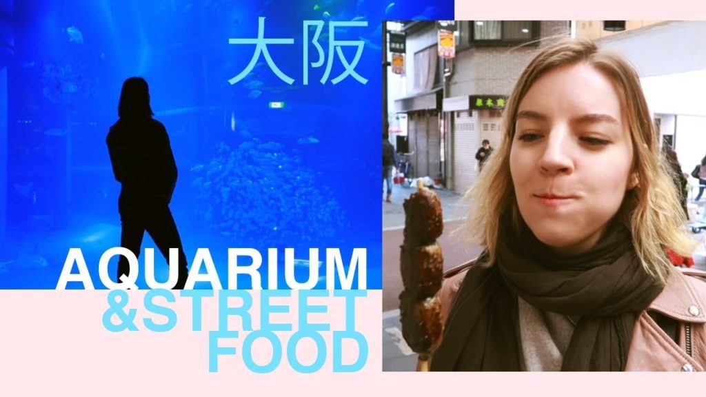OSAKA TRAVEL VLOG 4 | Street Food 🍣 Pancakes 🥞 Kaiyūkan Aquarium 🐠 大阪