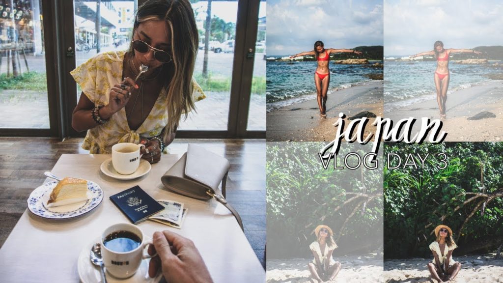 Japan Vlog Day 3 // Okinawa (Diamond Beach, Aeon Mall, Doutor Coffee & More Japanese Food)