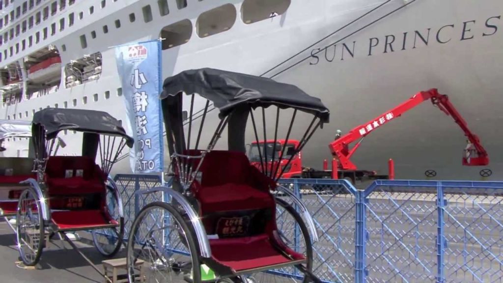 Sun Princess Cruise～Rickshaws@Otaru,Hokkaido