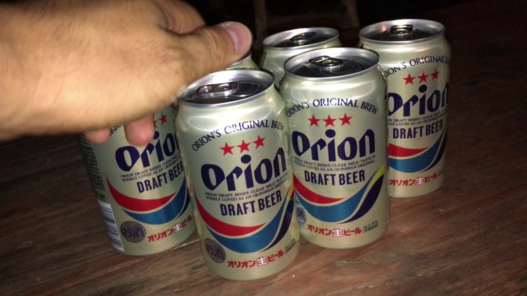 アキーラさん堪能！沖縄・名護市！沖縄ビール・オリオンビール！Orion beer(okinawa beer) Nago city in Okinawa