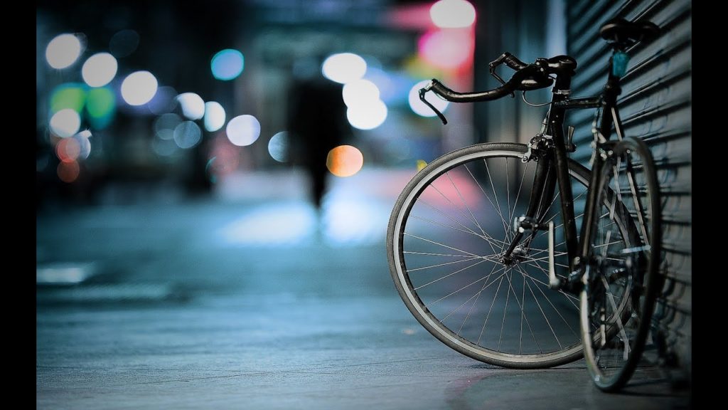 499. Night bike ride in Nagamachi, Sendai City, Japan