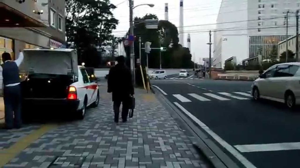 Stasiun Kereta Api di Mishima City, Shizuoka, Japan
