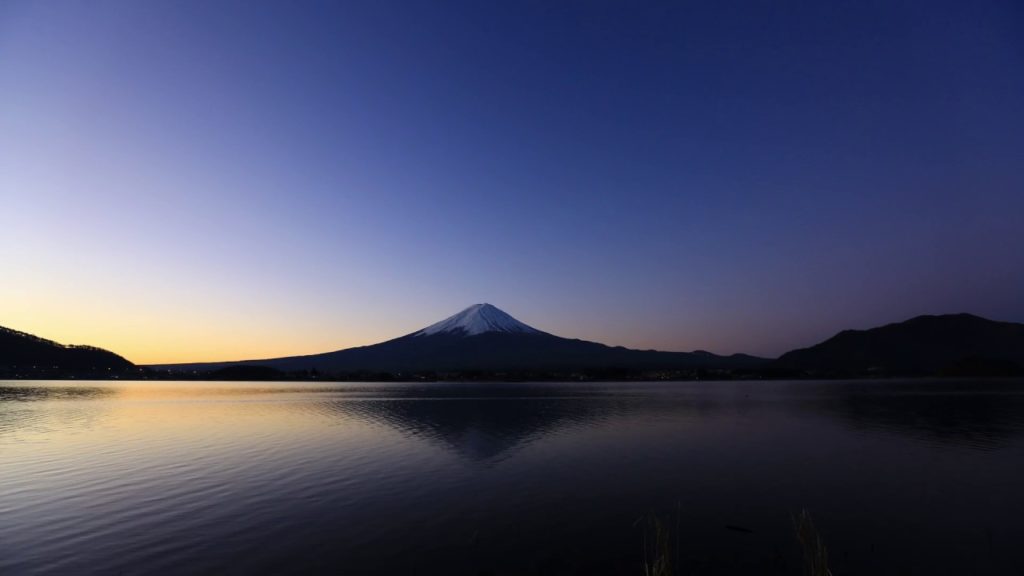 Japan 1 Minute Travel Mt.Fuji Lake Kawaguchi-ko