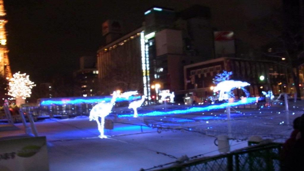 [Travel sapporo] 札幌ホワイトイルミネーション2013　White Illumination in oodori park Sapporo Hokkaido Japan