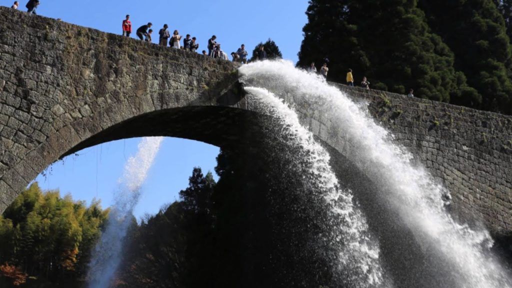 Tsujunkyo Bridge,Yamato Kumamoto Japan. 通潤橋