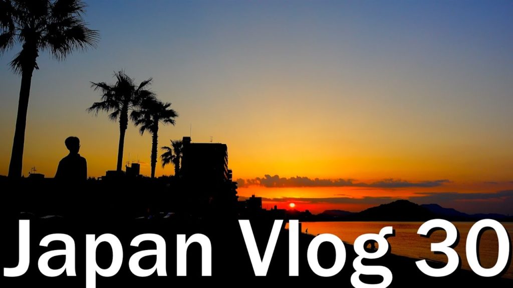 1st Japanese Beach Sunset Fukuoka | VLog 30