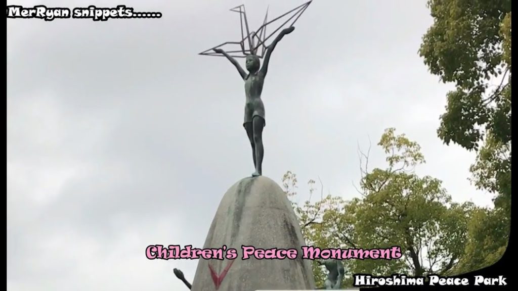 The Story of Sadako Sasaki & leukemia cranes | Hiroshima Peace Park | MerRyan Hiroshima Japan Guide