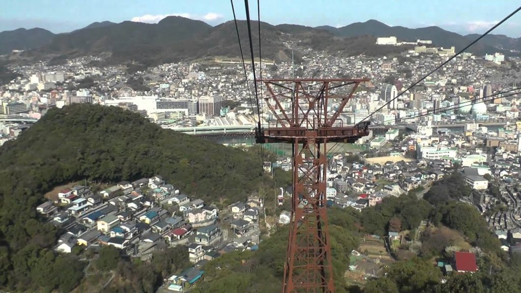 Nagasaki ropeway to Mt. Inasa