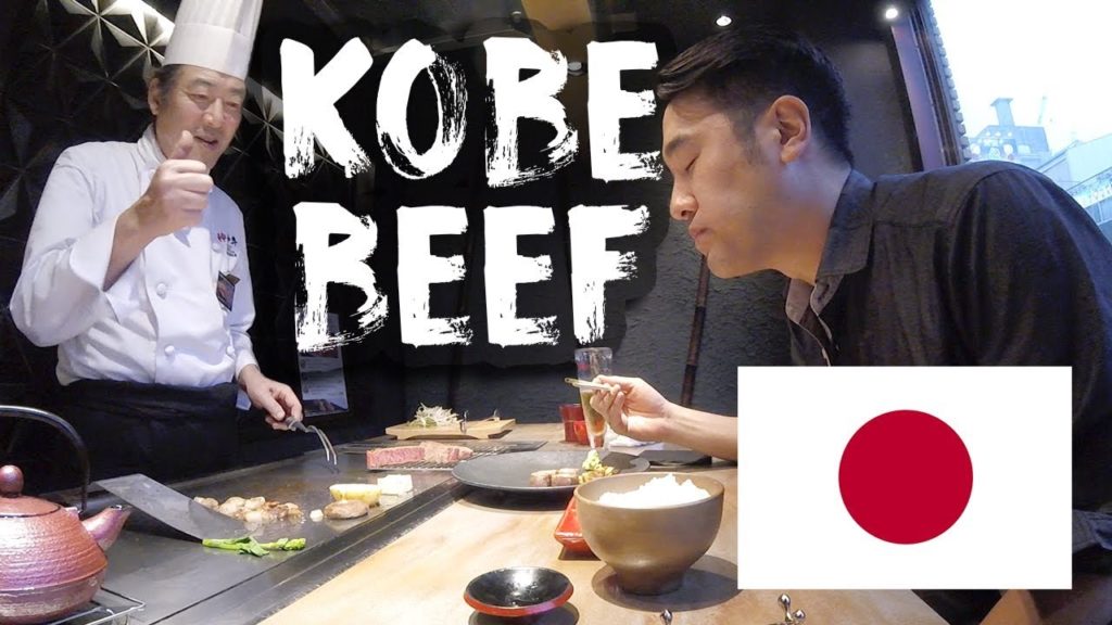 Trying Kobe Beef in Osaka