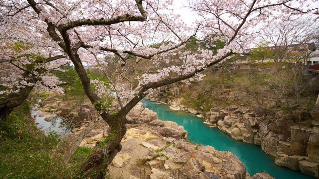 JG 4K 岩手 厳美渓の春 Genbikei in Spring,Iwate