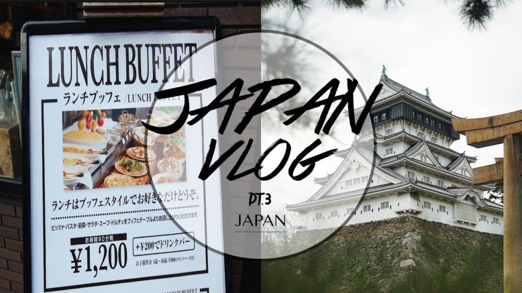 Visiting a CASTLE & Eating at a BUFFET in JAPAN - FUKUOKA VLOG 3