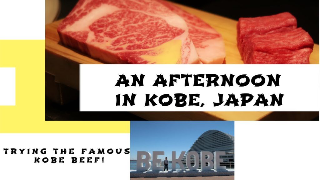 Taking the Train to Kobe to try Kobe Beef!!!