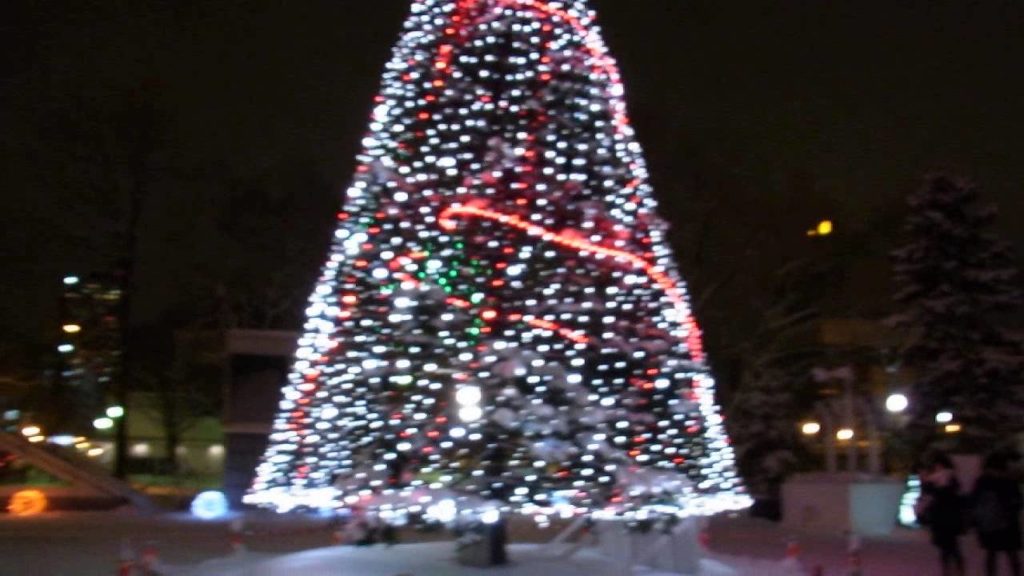 [Travel sapporo] 札幌ホワイトイルミネーション2013 テレビ塔前 White Illumination in sapporo Hokkaido Japan