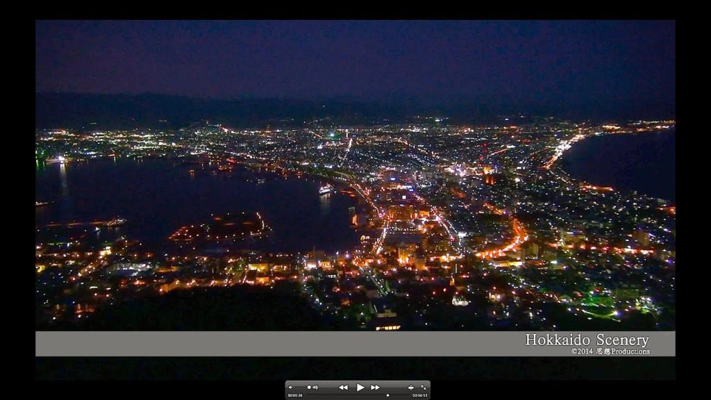 函館山 夜景 北海道  Mt.Hakodate Hokkaido JAPAN