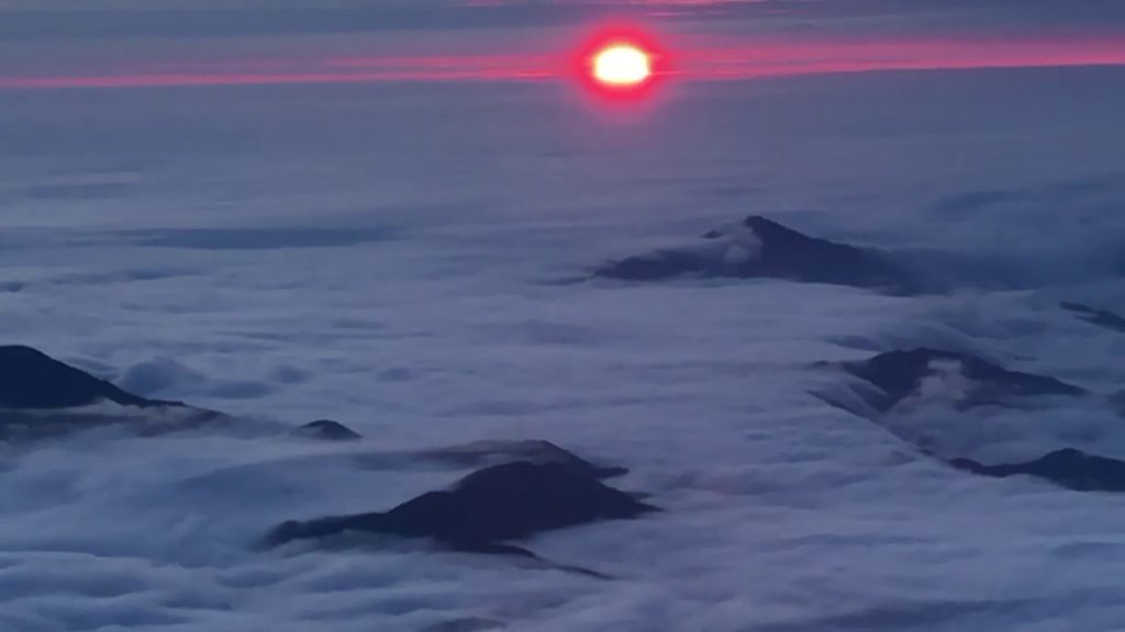 Sunrise from Mount Fuji – 3,400 meters at the Original 8th Station Sunrise from Mount Fuji - 3,400 meters at the Original 8th Station