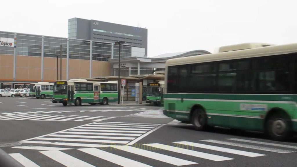 Bus stop ; Akita, Japan