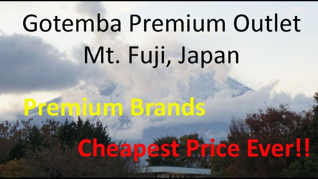 Shop premium brands with high discount at Gotemba Premium Outlet - Peanut Butter Travel