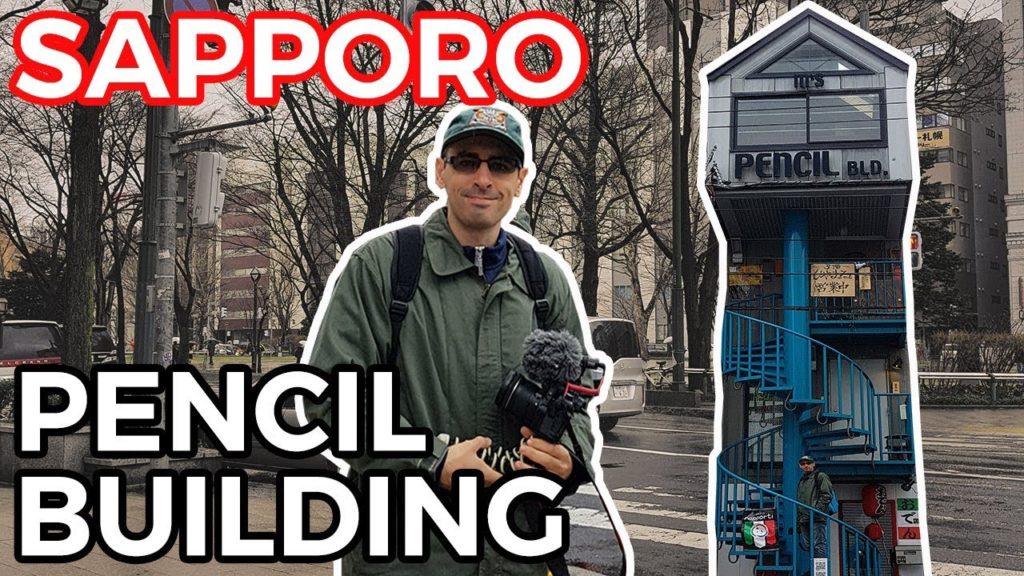 Going Up The Pencil Building | Sapporo Walkabout