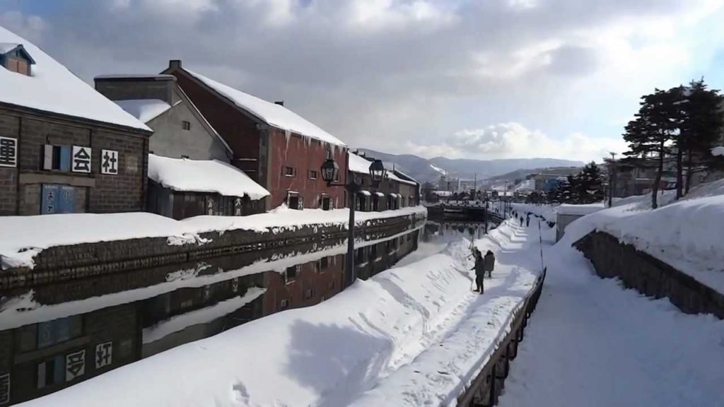 雪の小樽市内　Snow of Otaru, Hokkaido