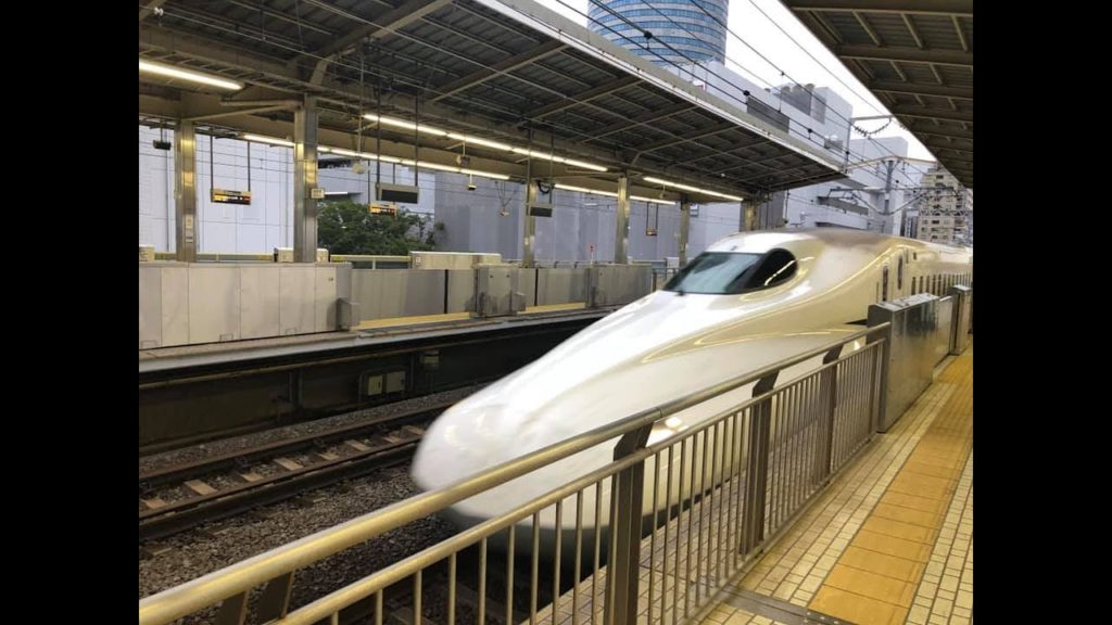 Japan Shinkansen from Shin-Yokohama to Hiroshima