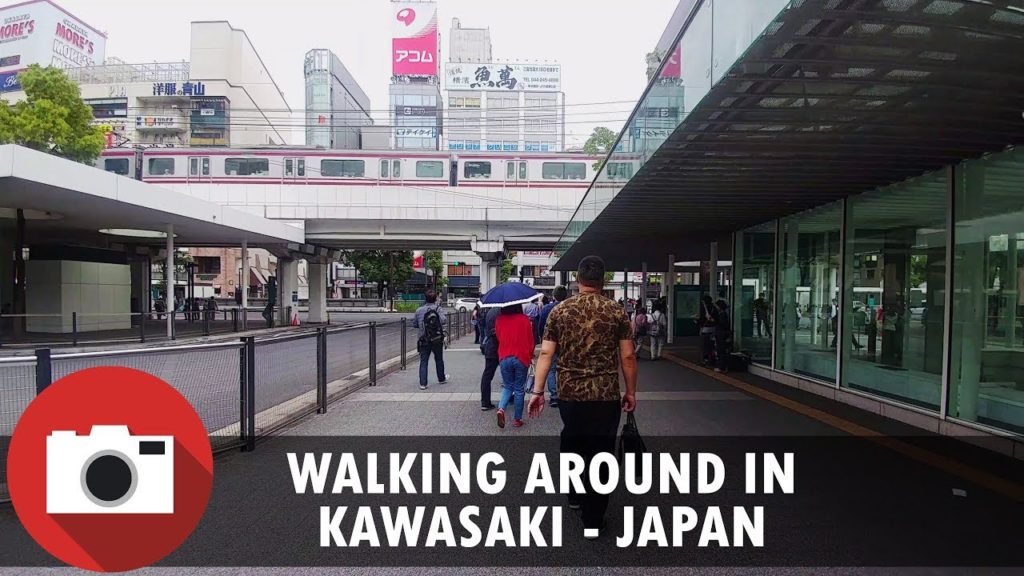 Walking around Kawasaki, Japan - 4K