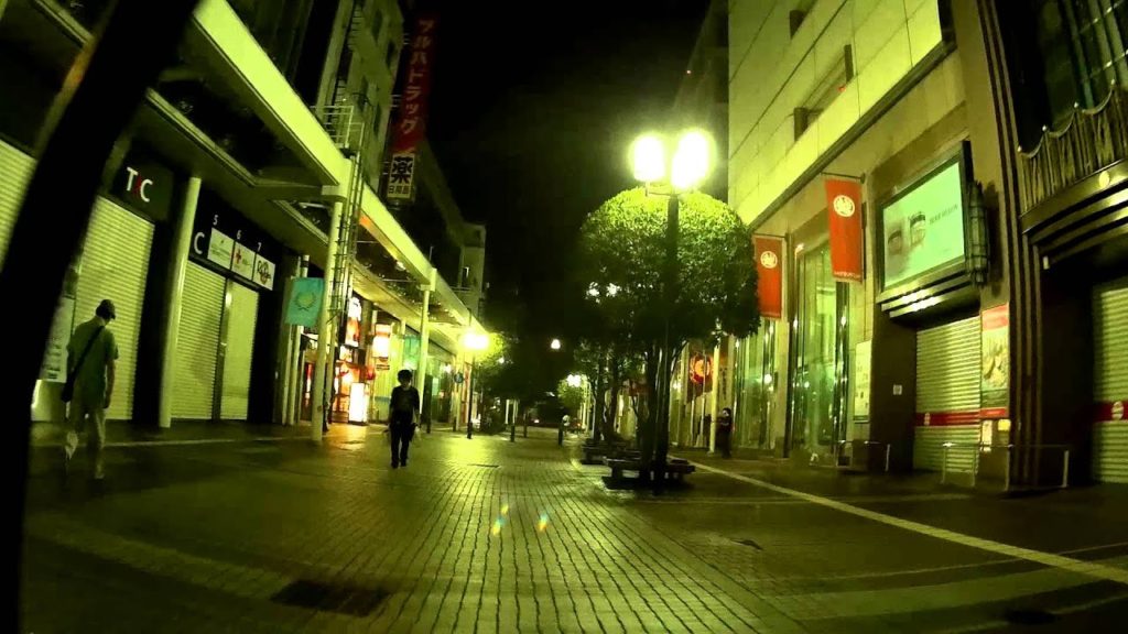 Ichibancho in Sendai City with Mobius Action Camera at night part 2 Ichibancho in Sendai City with Mobius Action Camera at night part 2