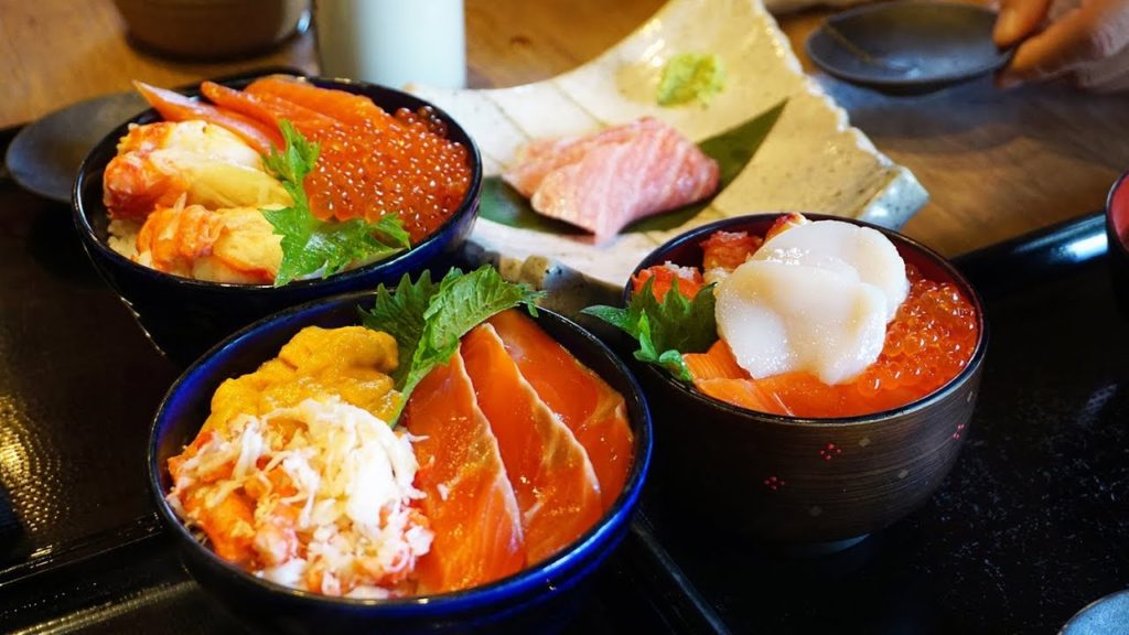 Nijo Market & Sapporo Factory in Sapporo,Hokkaido, Japan Nijo Market & Sapporo Factory in Sapporo,Hokkaido, Japan