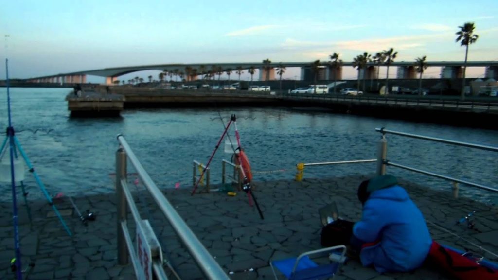 アキーラさん釣り①浜名湖・海釣り公園・Ｔ字堤,Lake-Hamana,Hamamatsu,Japan