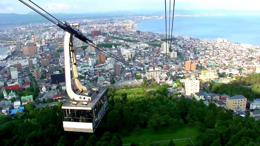 函館山ロープウェイ　Mount Hakodate Ropeway  Japan