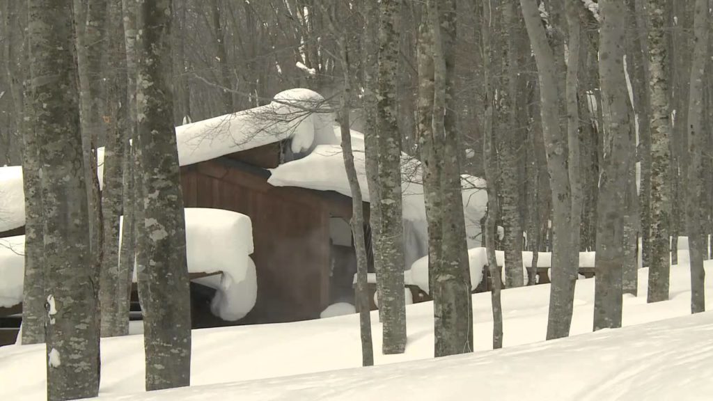 〔Akita Semboku Sightseeing〕Take an Outdoor Hot Spring Bath in the Snow at Nyuto Onsen