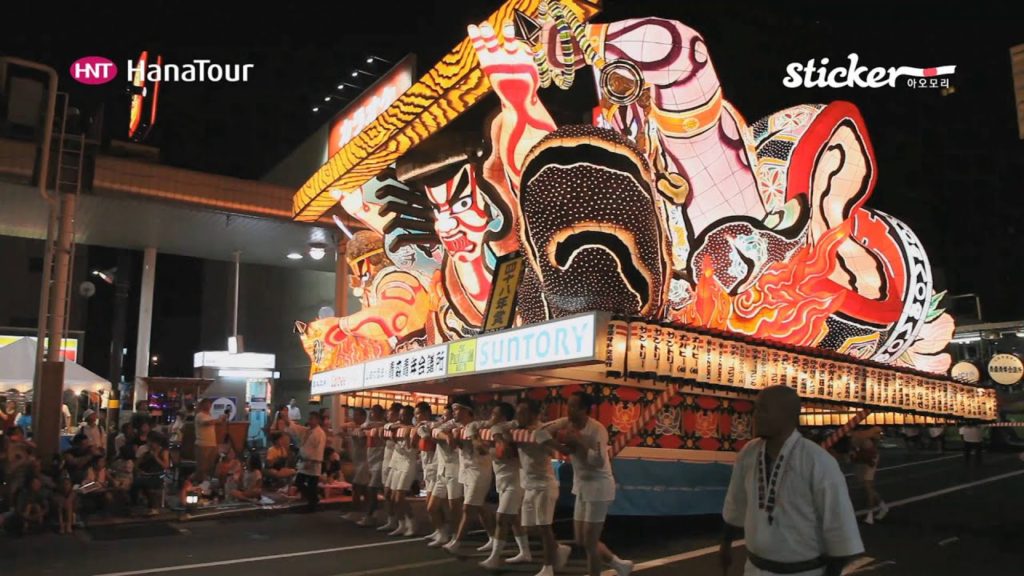 [일본여행] 아오모리 네부타 축제 / aomori nebuta matsuri / 스티커 in 아오모리 여름, Sticker in Aomori Summer