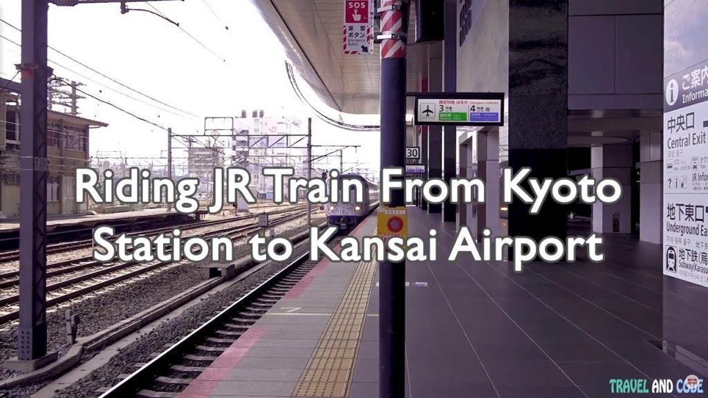Riding JR Train From Kyoto Station To Kansai Osaka Airport | Travel Video