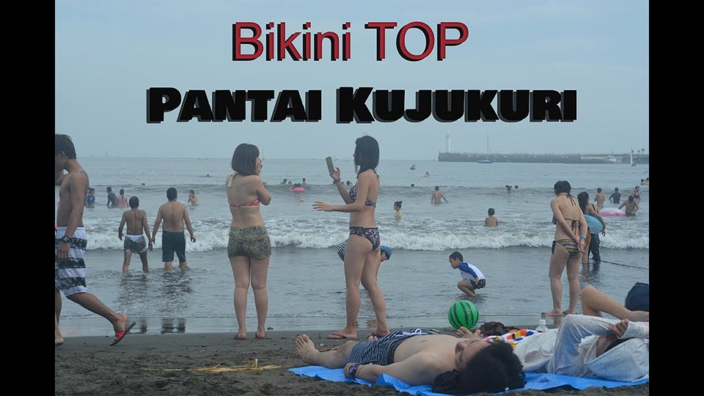 Bikini Pantai kujukuri Chiba(vlog pertama)