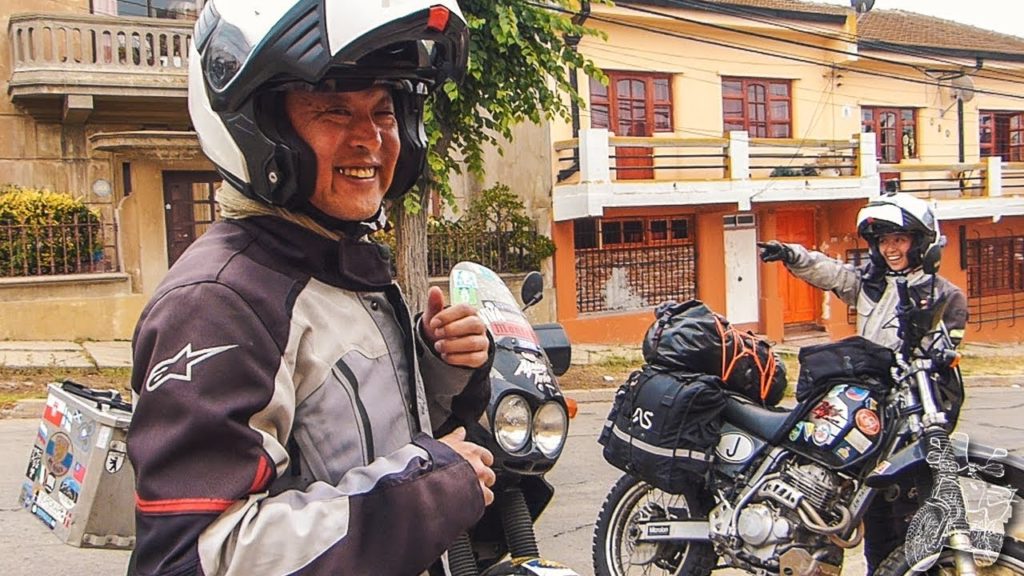 JAPANESE AFRICA TWIN in VALPARAISO CHILE - ep27