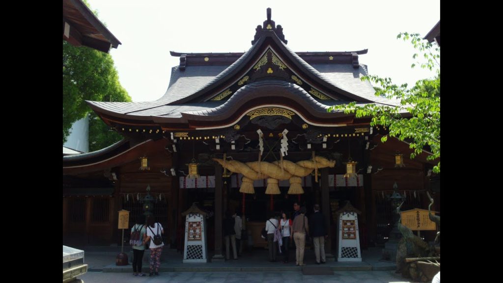 Kushida Shrine (櫛田神社), Fukuoka City, Japan Kushida Shrine (櫛田神社), Fukuoka City, Japan