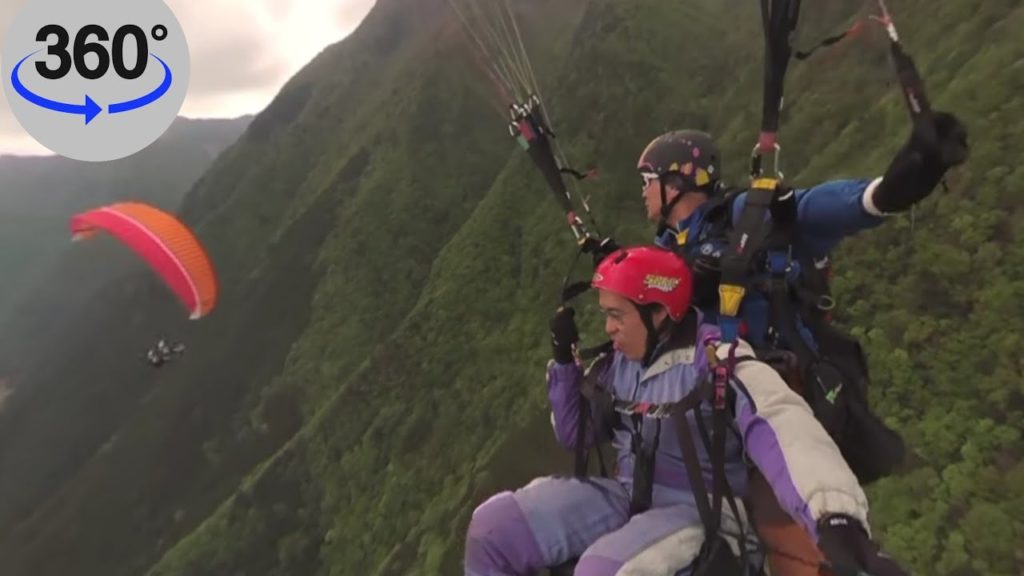 [360° 5.7k] Paragliding @ Asagiri Kogen Plateau near Mount Fuji, Japan | Vuze XR
