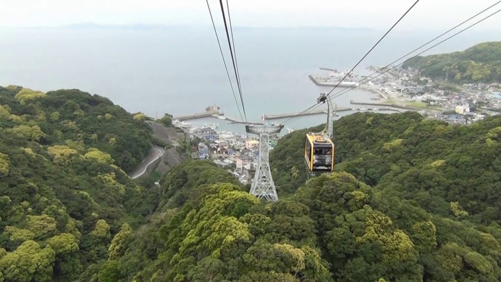 Cable Car Ride Dwon From Mt. Nokogiri, Gondola Ride, Gondola Lift, Cable Car, Chiba, Japan