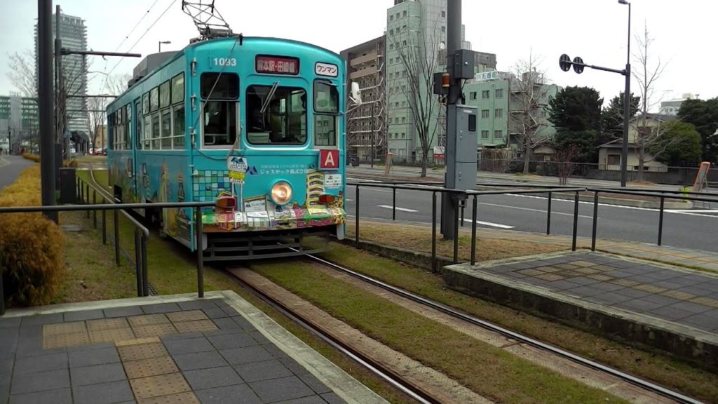 【고화질】전차에서 구마모토 관광!!　R¡i¡ / Kumamoto Tram