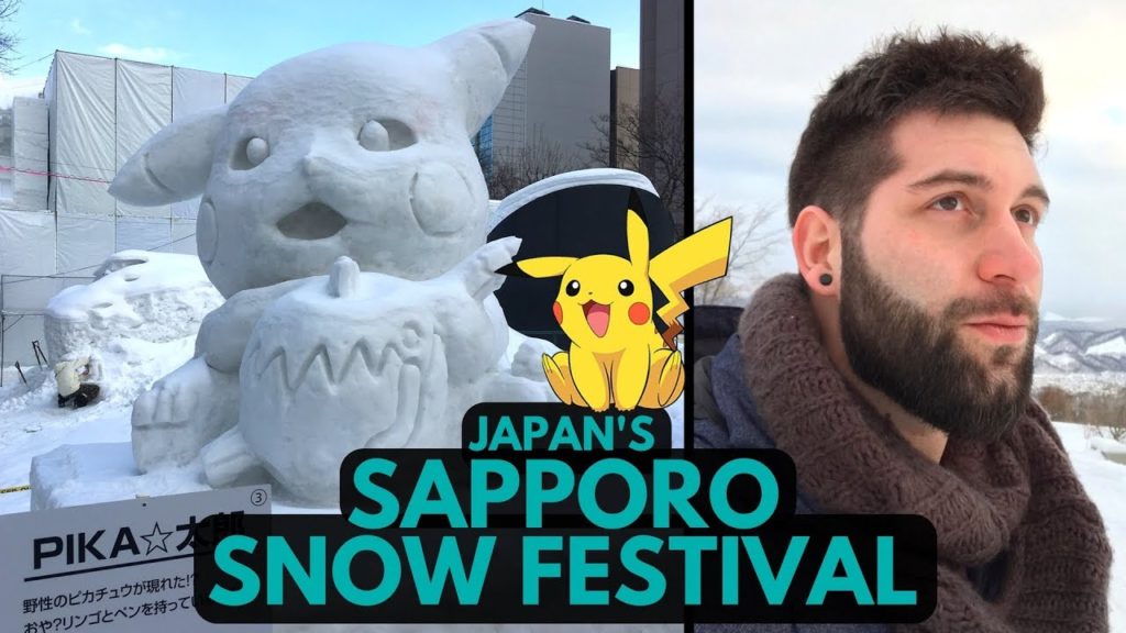 Sapporo Snow Festival, Japan. 雪祭り! Star Wars & Pikachu Sculpture! Sapporo Snow Festival, Japan. 雪祭り! Star Wars & Pikachu Sculpture!