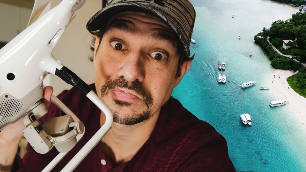 I CRASHED MY DRONE in Okinawa - One TIP you should know to film with drone !