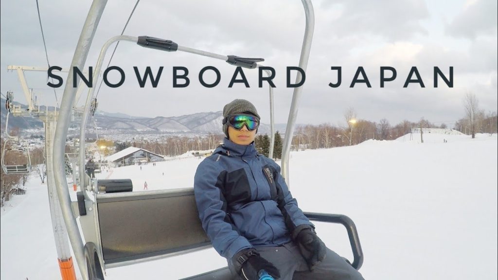 Second day snowboarding in Sapporo [Malay]