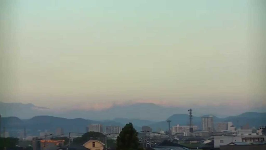 111. Sunrise in timelapse at Sendai City - Japan