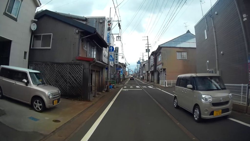 Driving in Japan   Niigataken Niigatashi Akihaku kanazawa machi icchoume  201805