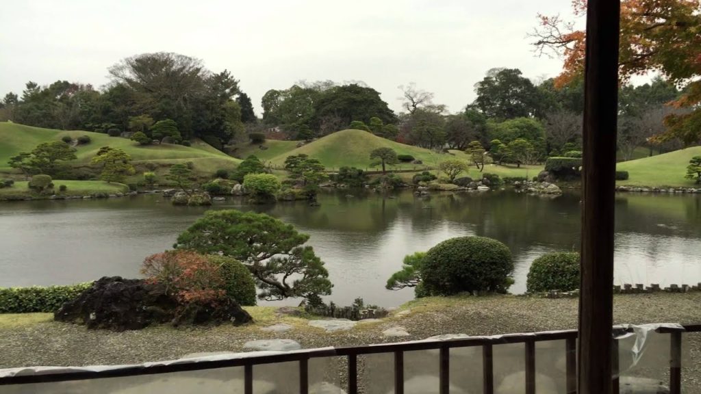 水前寺公園（水前寺成趣園）Suizenji Park in Kumamoto Japan