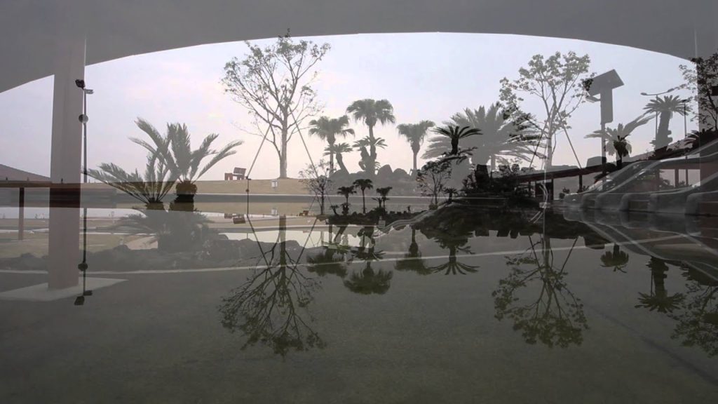 Landscape of Marine Port Kagoshima.    Canon EOS X7i