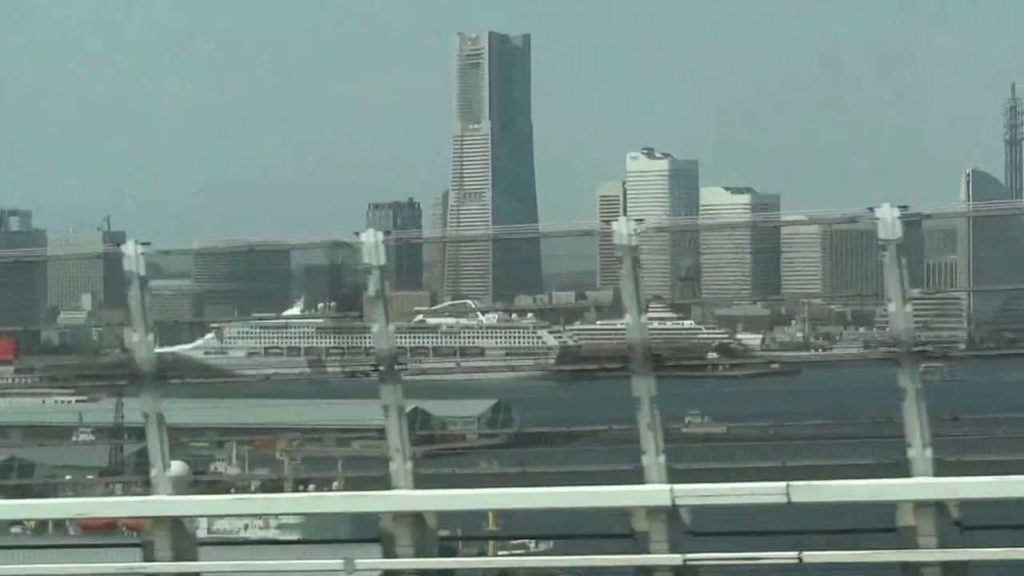 Bus from Narita Airport to YCAT in Yokohama, April 1, 2012