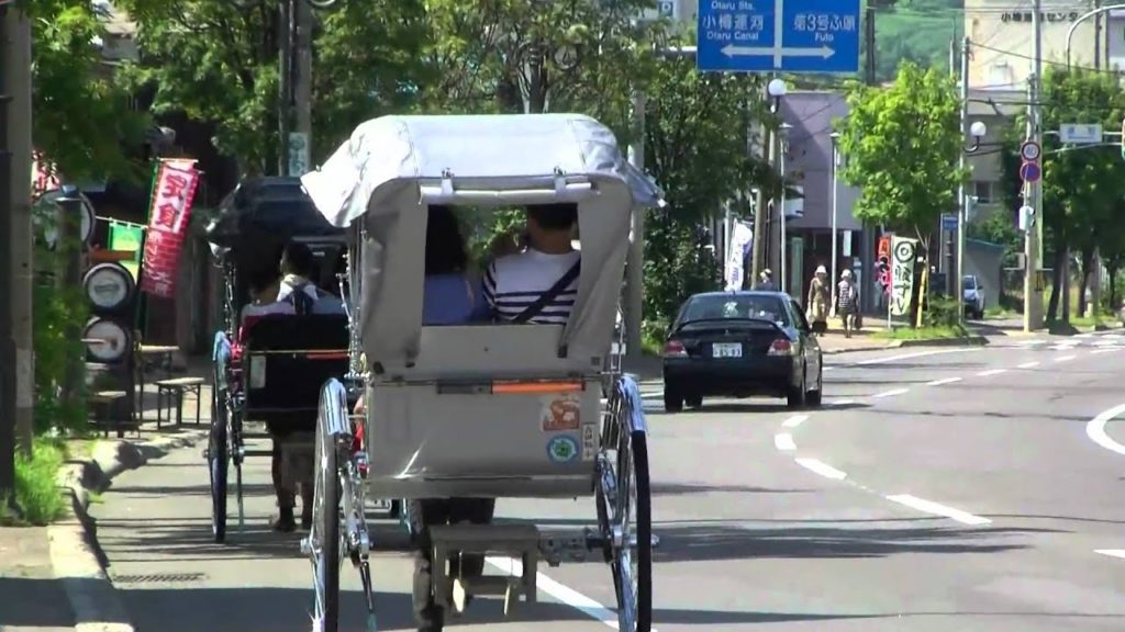 人力車のある風景 @北海道小樽市 Jinrikisha in Otaru Hokkaido
