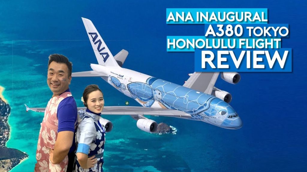 ANA A380 Flying Honu Inaugural Flight Tokyo Honolulu ANA A380 Flying Honu Inaugural Flight Tokyo Honolulu