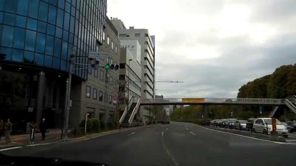 アキーラさん運転！東京・国道２４６号線・元赤坂付近！Driving,Route246,Akasaka,Tokyo,Japan