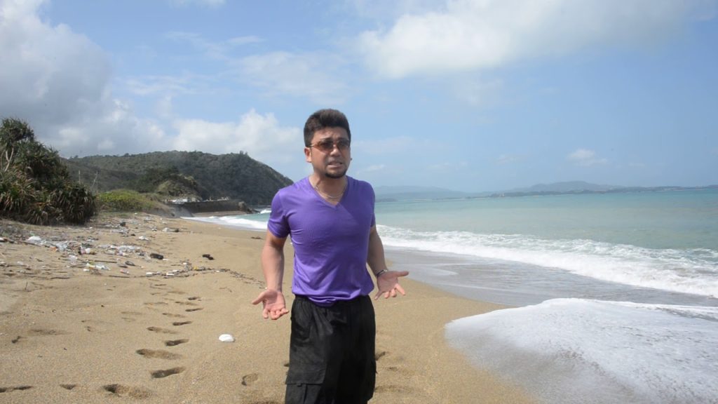 アキーラさん滞在！沖縄県大宜味村の海岸（ビーチ）！Beach of Ohgimson village in Okinawa